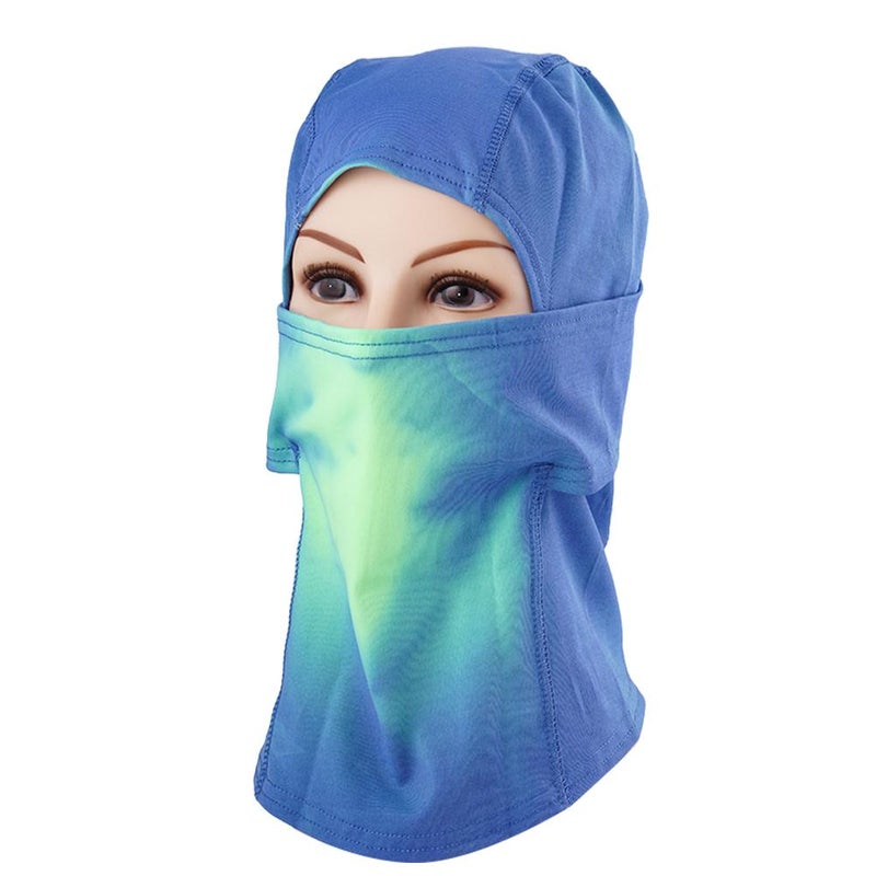 Temperature-sensitive breathable color-changing headgear, outdoor cycling face mask, gradient color difference fashion headgear, heat-sensitive face mask, cross-border